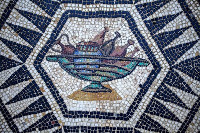 Římská mozaika od Gallo-Roman Gallo-Roman