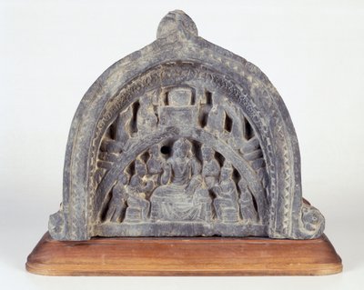 Vzdělání Buddhy, 100-200 (břidlice) od Gandhara School