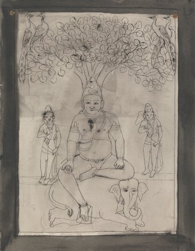 Postava z Indus Sabha od Gangaram Chintaman Tambat