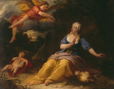 Hagar v poušti od Gaspar De Crayer