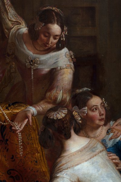 Arcivévodkyně Isabella Španělská, která dává své klenoty do baziliky svatého Martina v Halle od Gaspar De Crayer