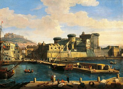 Docklands v Neapoli od Gaspar van Wittel