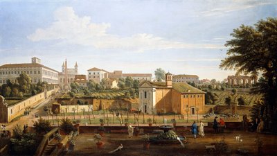 Kostel sv. Marcellino e Pietro z Vigna Ciccolini, od Gaspar van Wittel