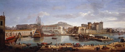 Darsena, Neapol, kolem roku 1702 od Gaspar van Wittel