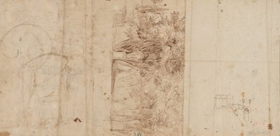 Zahrady vily Medici od Gaspar van Wittel