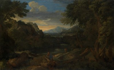 Imaginární krajina. od Gaspard Dughet