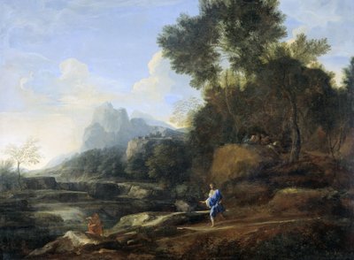 Italská krajina od Gaspard Dughet