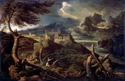 Krajina s bleskem, 1660 od Gaspard Dughet