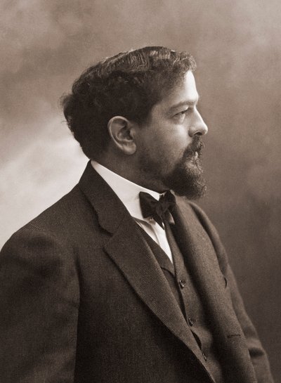 Francouzský skladatel (1862-1918) Claude Debussy - Portrét francouzského skladatele Clauda Debussyho (1862-1918) 1908 - foto Nadar. od Gaspard Felix Tournachon Nadar