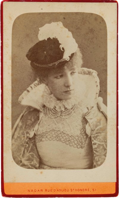 Portrét Sarah Bernhardtové 1844-1923, cca 1865. od Gaspard Félix Nadar
