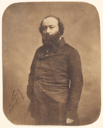 Portrét Théodora Rousseaua 1812-1867, 1855-1859. od Gaspard Félix Nadar