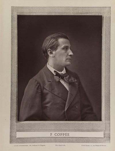 Portrét básníka Françoise Coppée 1842-1908, c. 1875. od Gaspard Félix Nadar