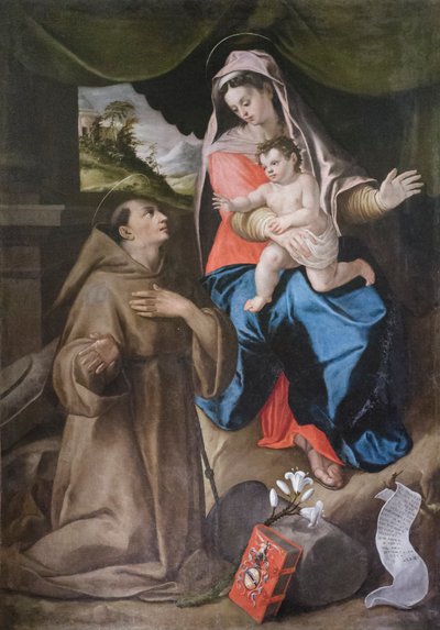 Madona s dítětem a svatým Antonínem Paduánským od Gaspare Gasparini