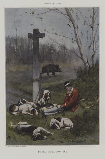 LOubli de la Consigne (Zapomenutí pokynů) od Gaston Gelibert