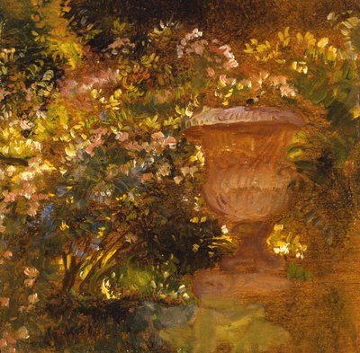 Zahradní scéna od Gaston de la Touche