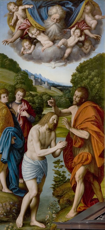 Křest Kristův, 1540 od Gaudenzio Ferrari