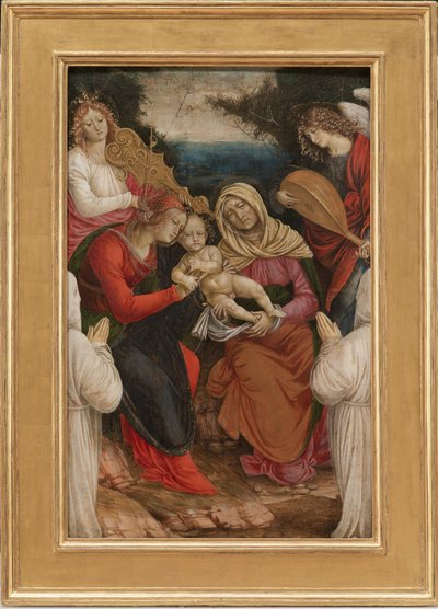 Madona s dítětem, Svatá Anna a dárci, 1508-09 od Gaudenzio Ferrari
