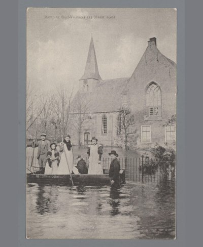 Katastrofa v Oud-Vossemeer 13. března 1906 od Gebroeders van Straaten
