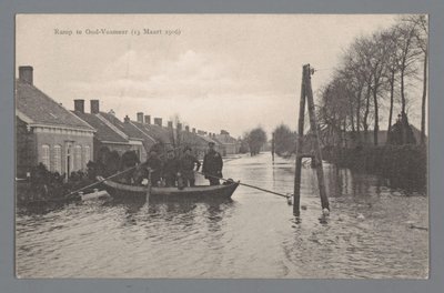 Katastrofa v Oud-Vossemeer 13. března 1906 od Gebroeders van Straaten
