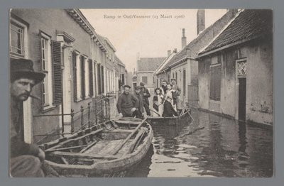 Katastrofa v Oud-Vossemeer 13. března 1906 od Gebroeders van Straaten