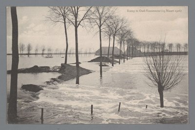 Katastrofa v Oud-Vossemeer 13. března 1906 od Gebroeders van Straaten