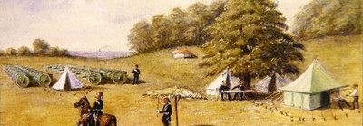 Tábor (akvarel na papíře) od General E.W. Wray