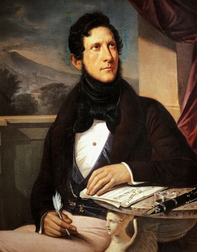 Portrét Gaetana Donizettiho (Bergamo od Gennaro Ruo