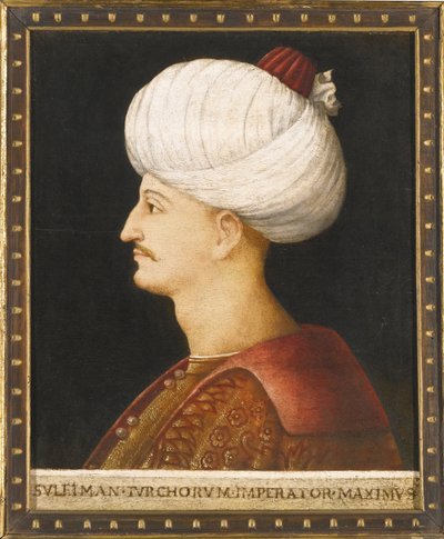 Sultan Suleiman I. Velkolepý, c. 1520 od Gentile Bellini