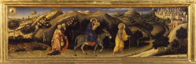 Let do Egypta (Predella Klanění tří králů, Pala Strozzi) od Gentile da Fabriano