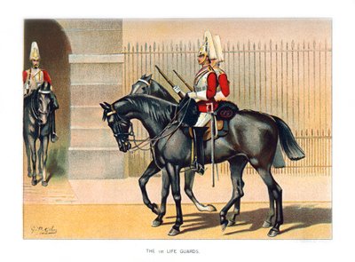The 1st Life Guards, c1890. od Geoffrey Douglas Giles