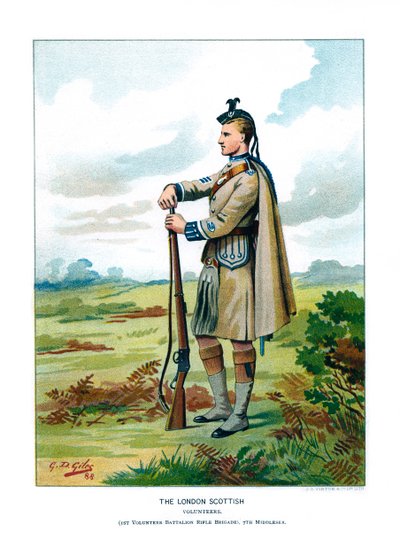 Londýnský skotský, c1890. od Geoffrey Douglas Giles
