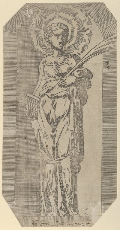 Svatá žena, 16. století. od Geoffroy Dumoûtier