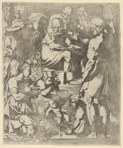 Narození Páně, ca. 1544-48. od Geoffroy Dumoûtier