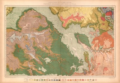 Geologický a geografický atlas Colorada a části přilehlého území, od Geological And Geographical Survey Of The Territories