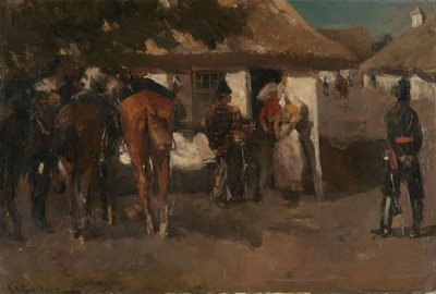 Ubytování vojáků od Georg-Hendrik Breitner