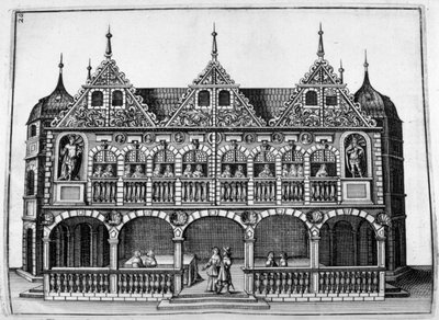 Návrh zámku, 1664 od Georg Andreas Bockler