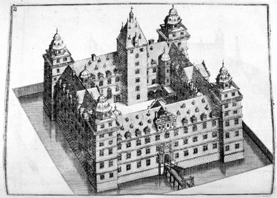 Návrh zámku, 1664 od Georg Andreas Bockler