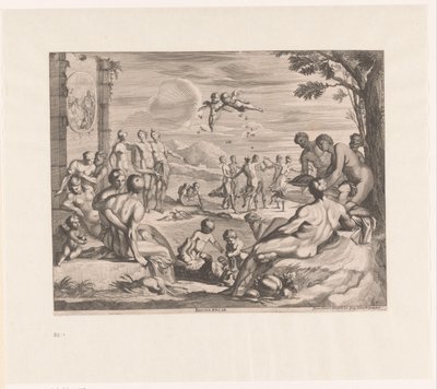 Bakchanal Bacchanalia (název na objektu) od Georg Andreas Wolfgang