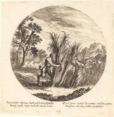 Pan a Syrinx od Georg Andreas Wolfgang the Elder