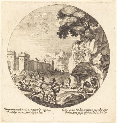 Doba železná od Georg Andreas Wolfgang the Elder