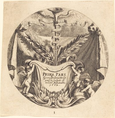 Titulní strana od Georg Andreas Wolfgang the Elder