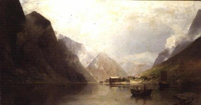 Fjord od Georg Anton Rasmussen