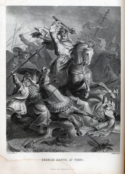 Charles Martel v Tours, 1882 od Georg Bleibtreu