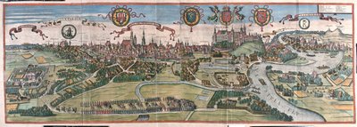 Krakov, Polsko - v knize "Civitates Orbis Terrarum" od Georga Brauna, Kolín nad Rýnem 1617 od Georg Braun