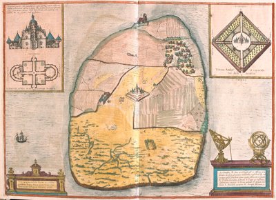 Dánsko - v knize "Civitates Orbis Terrarum" od Georga Brauna, Kolín nad Rýnem 1617 od Georg Braun