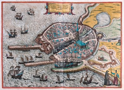 Flenish, Belgie - v "Civitates Orbis Terrarum" od Georga Brauna, Kolín nad Rýnem 1617 od Georg Braun