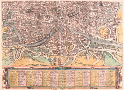 Řím, Itálie - v "Civitates Orbis Terrarum" od Georga Brauna, Kolín nad Rýnem 1617 od Georg Braun
