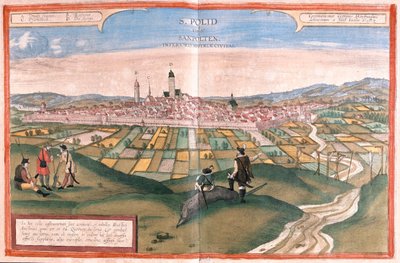 Sankt Polten, Rakousko - v "Civitates Orbis Terrarum" od Georga Brauna, Kolín nad Rýnem 1617 od Georg Braun