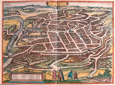 Vilnius, Litva - v "Civitates Orbis Terrarum" od Georga Brauna, Kolín nad Rýnem 1617 od Georg Braun