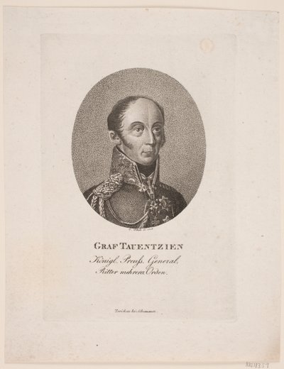 Hrob Tauentzien od Georg Christian Schule